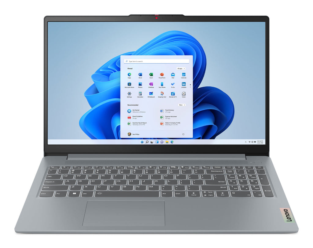Lenovo IdeaPad Slim 3 Laptop, 15.6" FHD Display, AMD Ryzen 5 5625U Upto 4.3GHz, 16GB RAM, 512GB SSD, Backlit keys, Windows 11 Pro added