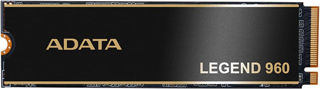 ADATA 4TB SSD Legend 960, NVMe PCIe Gen4 x 4 M.2 2280, Speed up to 7,400MB/s, Internal Solid State Drive for PS5 with Heatsink, Gaming, High Performance Computing, Super Endurance with 3D NAND
