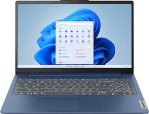Lenovo IdeaPad Slim 3 15AMN8 15.6" FHD Notebook - AMD Ryzen 5 40 2.8GHz - 8GB DDR5 RAM - 256GB PCIe SSD - Webcam - Wi-Fi 6 - Windows 11 Home - Abyss Blue