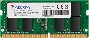 (2-PACK) ADATA Premier 16GB (1x16GB) DDR4 3200MHz CL22 PC4-25600 260-Pin SODIMM Memory RAM Single Pack(AD4S320016G22-SGN)
