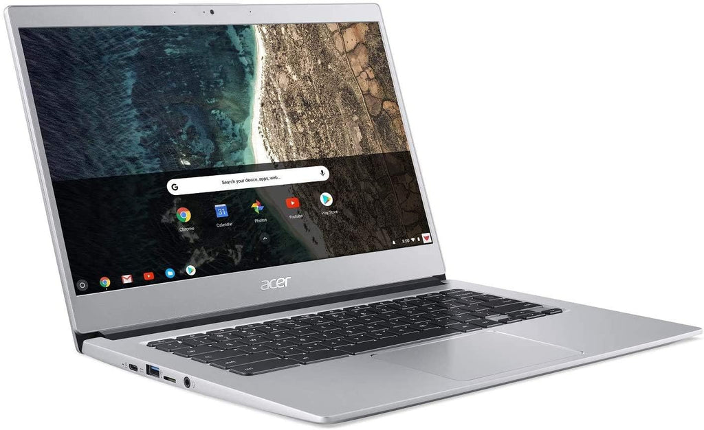 Acer 514 Chromebook, 14" IPS FHD Display, Intel Celeron N3350 Upto 2.4GHz, 4GB RAM, 32GB eMMC, Card Reader, Wi-Fi, Bluetooth, Chrome OS