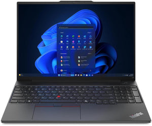Lenovo ThinkPad E16 G2 Laptop, 16" FHD+ Touch Display, Intel Core Ultra 7 155U Upto 4.8GHz, 32GB RAM, 1TB SSD, Backlit keys, Fingerprint Reader, Windows 11 Pro