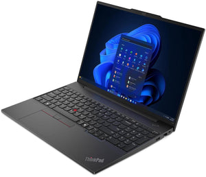 Lenovo ThinkPad E16 G2 Laptop, 16" FHD+ Touch Display, Intel Core Ultra 7 155U Upto 4.8GHz, 32GB RAM, 1TB SSD, Backlit keys, Fingerprint Reader, Windows 11 Pro