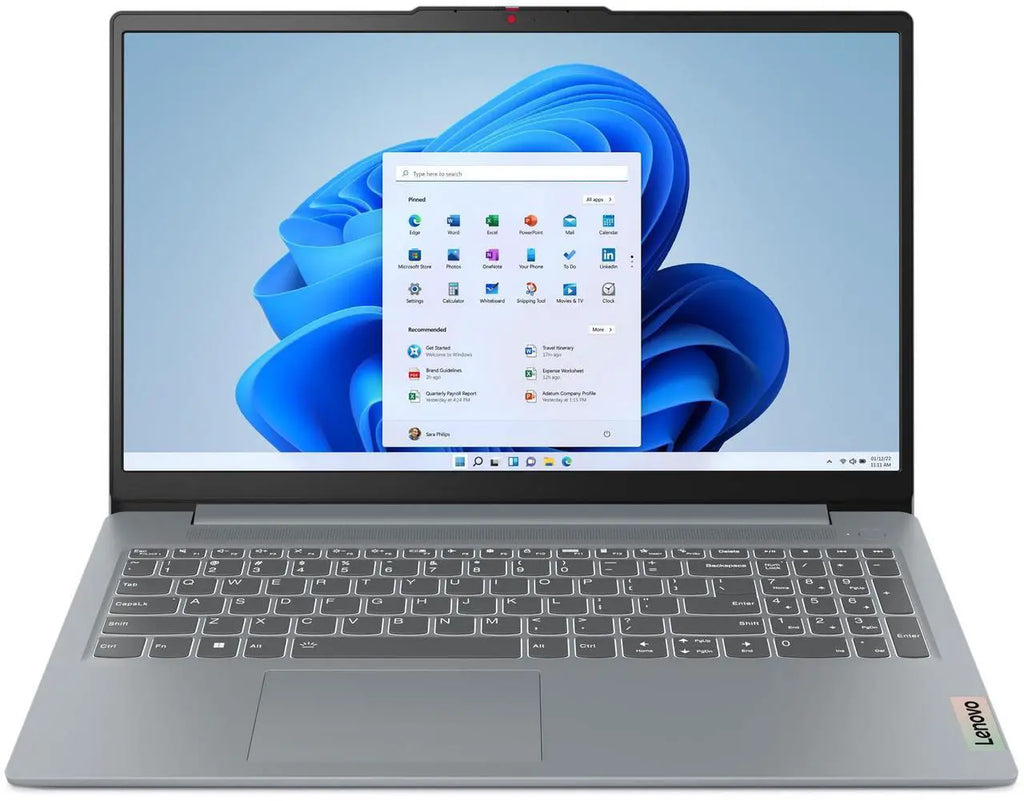 Lenovo IdeaPad Slim 3 Laptop, 15.6" FHD Display, AMD Ryzen 7 5825U Upto 4.5GHz, 16GB RAM, 512GB SSD, Backlit keys, Windows 11 Pro Added