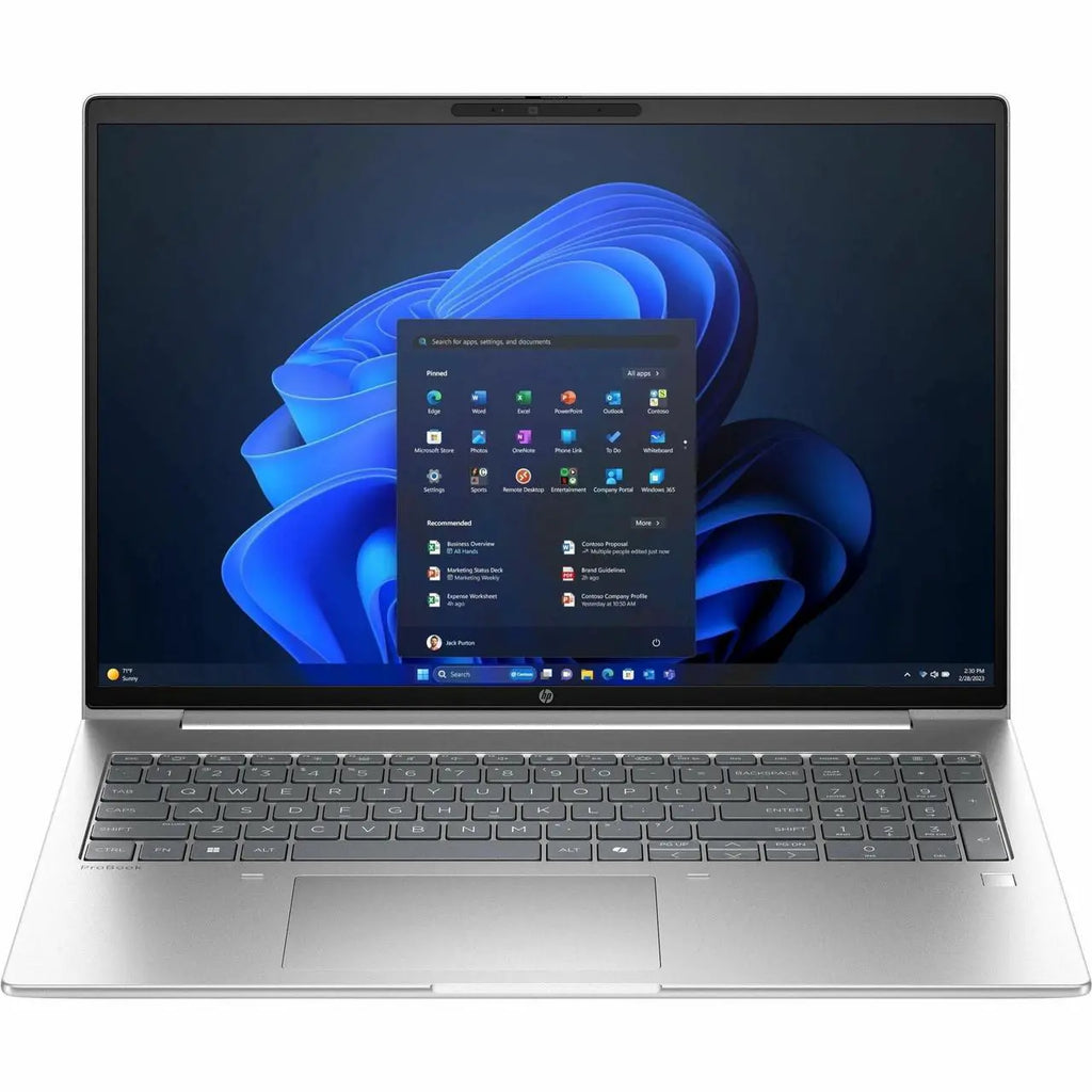 HP ProBook 4 G1i Laptop, 16" FHD+ Display, Intel Core Ultra 7 255U Upto 5GHz, 32GB RAM, 512GB SSD, Backlit keys, Fingerprint Reader, Windows 11 Pro