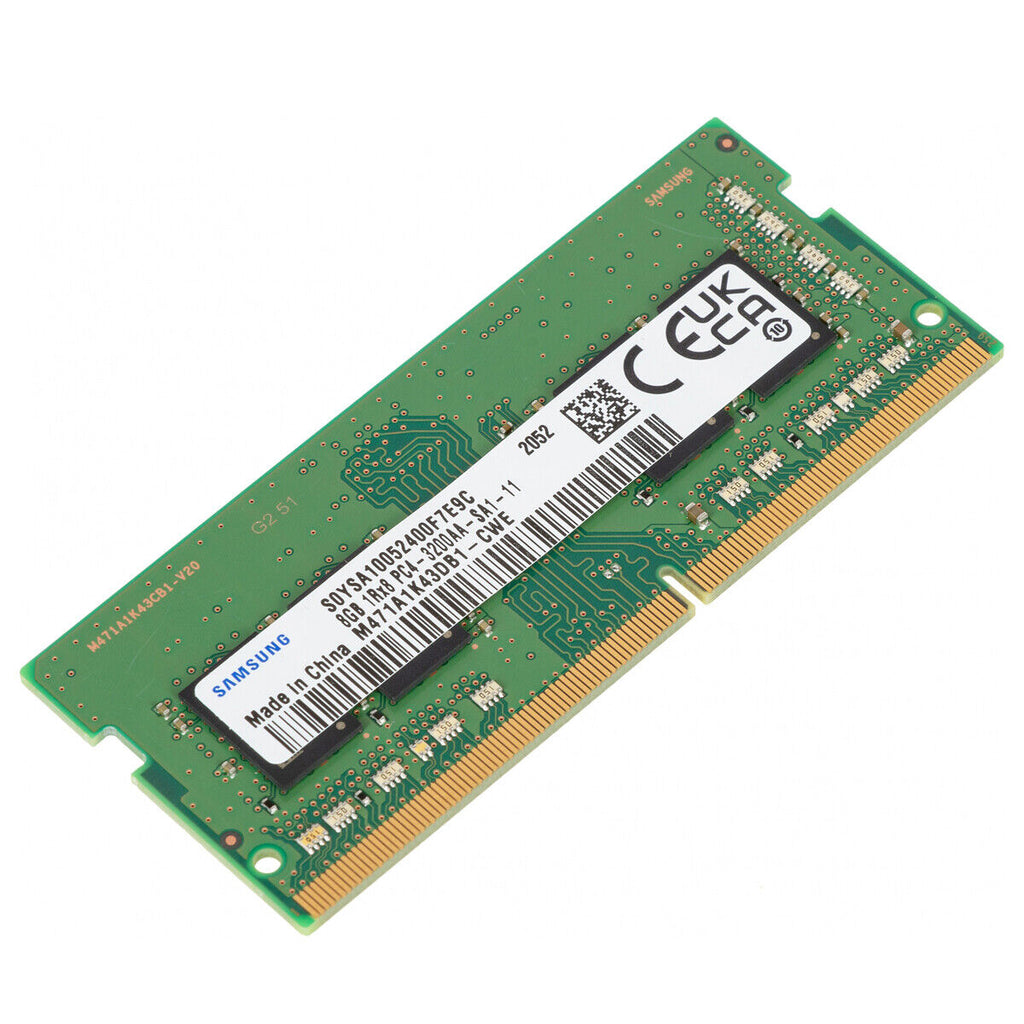 Samsung 8GB 3200MHz DDR4 SODIMM PC4-25600 Laptop Memory