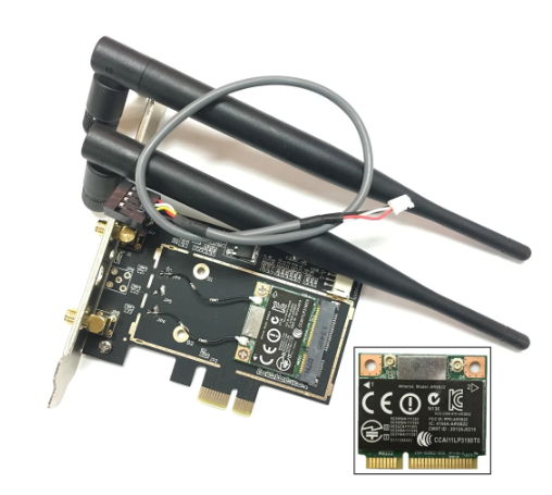 5B22 Desktop Wifi Card, 300 MBPS, BlueTooth 4.0